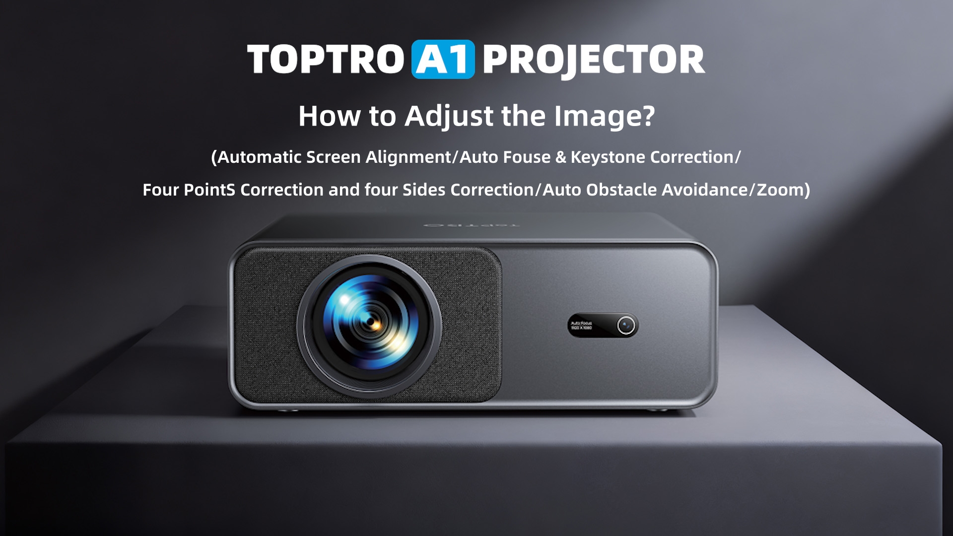 Smart Projector 4K with High ANSI|Compatible with Netflix|AI Auto