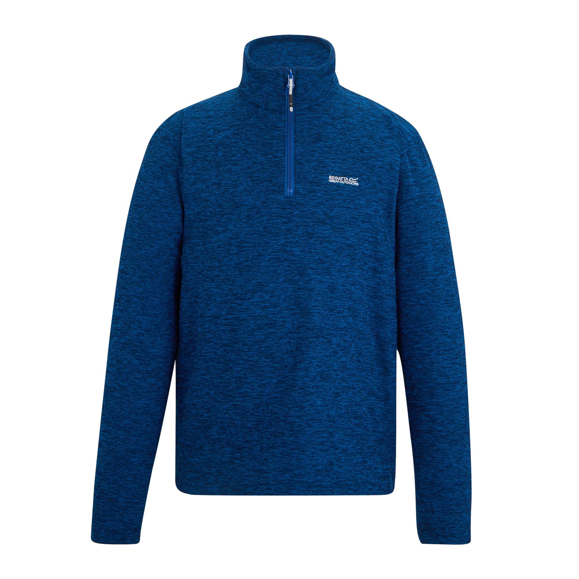 Regatta Men's Blue Thompson Marl Lightweight Fleece, Sports Direct