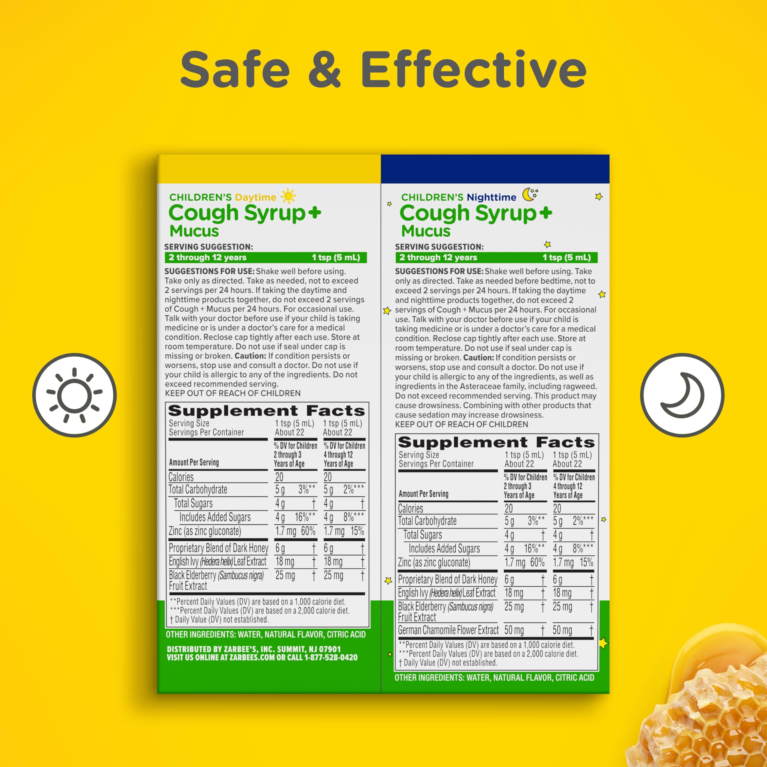Zarbee's Kids Cough Syrup + Mucus Value Pack with Honey, 2 x 4 fl oz — Amazon image 6