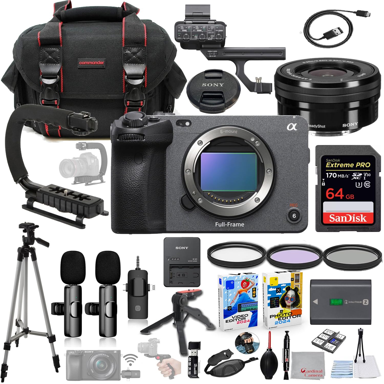 Amazon.com : Sony FX3 Full-Frame Cinema Camera with 16-50mm Lens