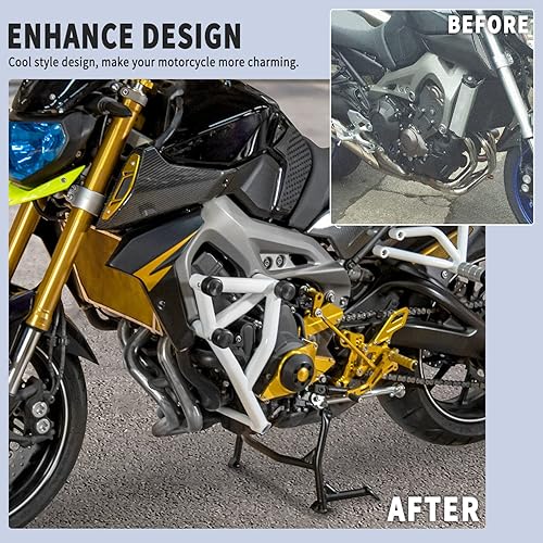 Miniatura 4 de Barra de choque de motocicleta de Estados Unidos para Yamaha MT-09 FZ-09 MT09 FZ09 XSR900 Tracer 900 MT FZ 09 2014 2015 2016 barras de carretera de