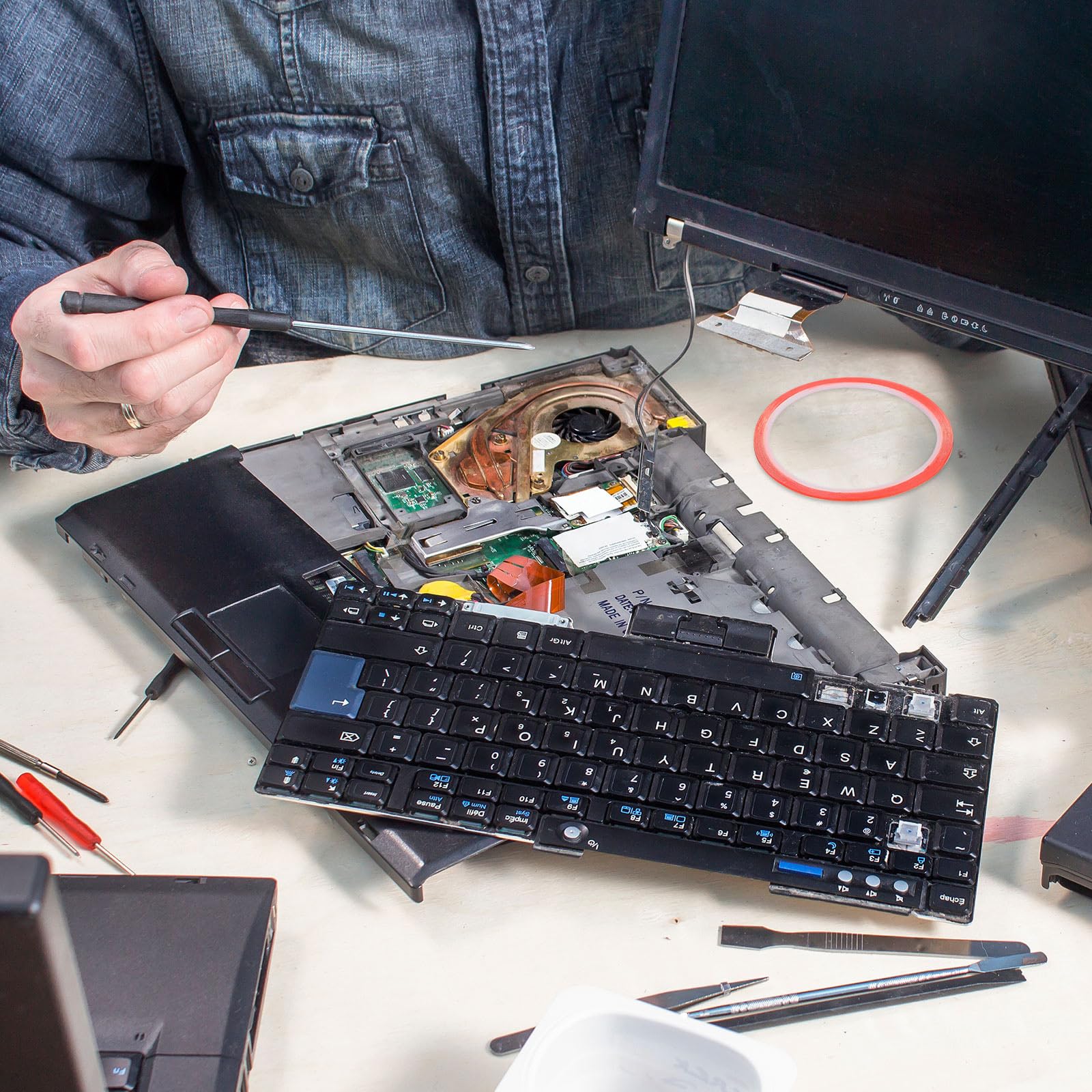 Sourcing Map Lot De 2 Rubans Adhésifs Double Face Pour Réparation D