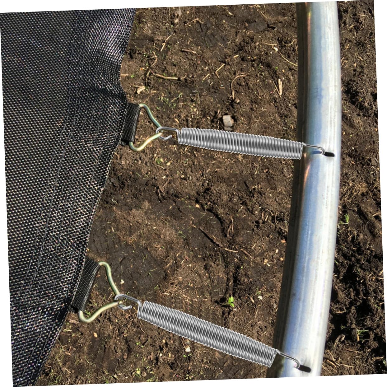 Trampolin Ersatzfedern Teiliges Verzinkter Stahlfedern mit Haken Langlebig Rostfrei für Outdoor Trampoline Robust Verschleißfest Einfache Montage Kompakte