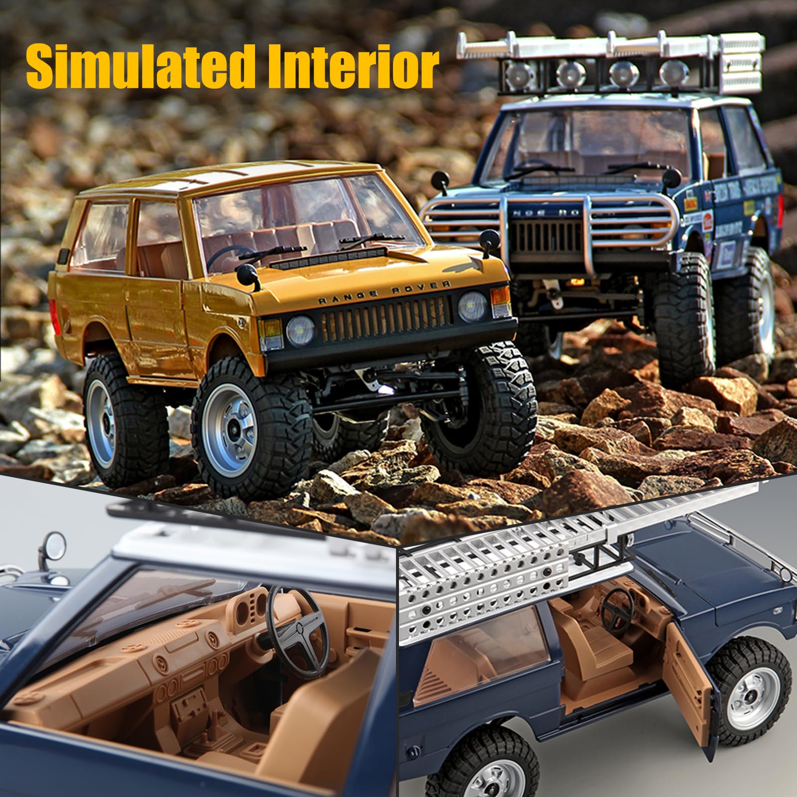 MN168 Land Rover Rcカー Amazon.com: SVERTIBO MN-168 1/12 RC Crawler, Ranger Rover