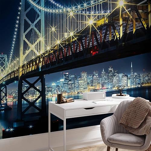 Miniatura 6 de artgeist Mural de pared Puente de 118 x 91 pulgadas - Papel tapiz no tejido XXL, decoración de pared de forro polar, impresión fotográfica, diseño