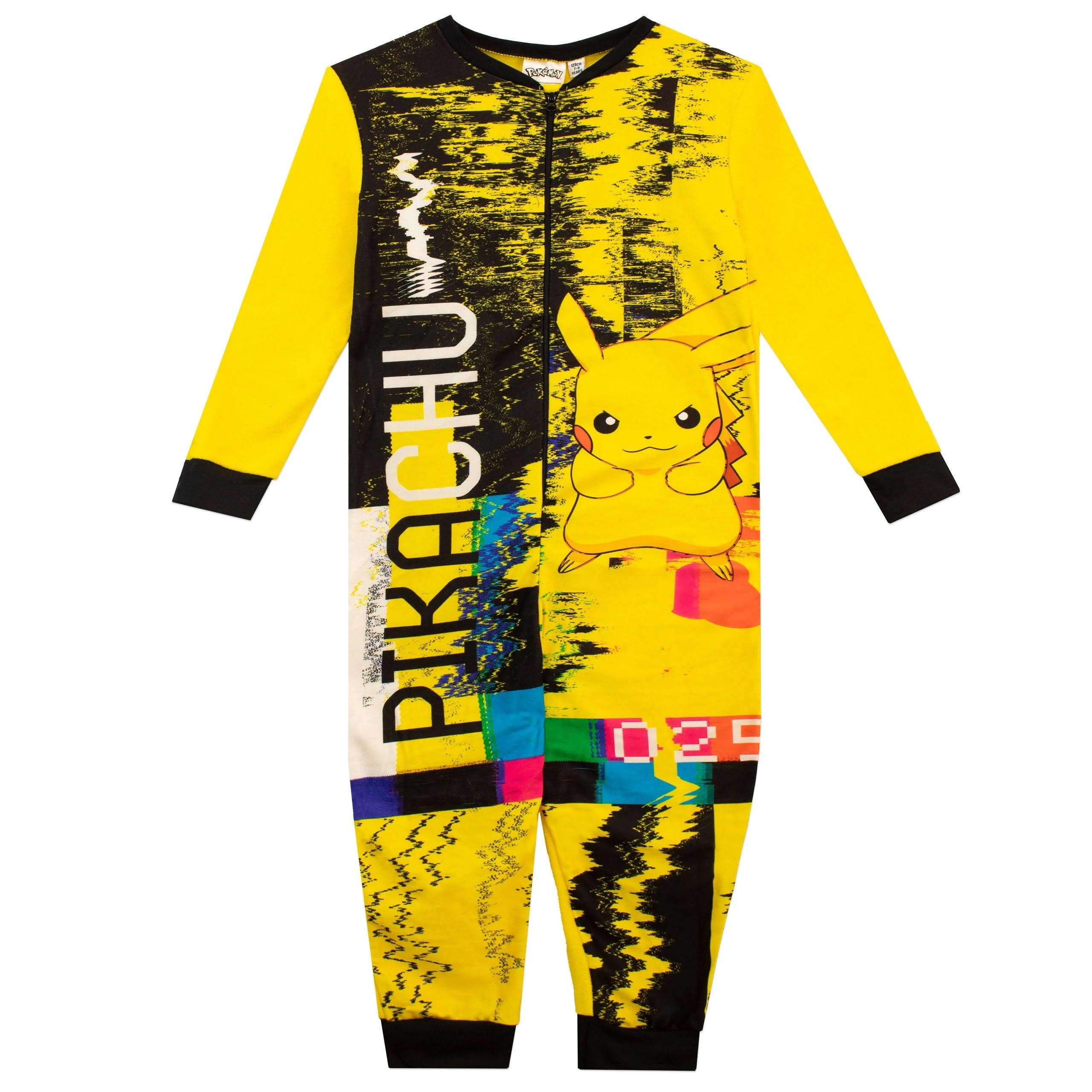 Pokemon Boys Onesie Pikachu Yellow 5-6 Years