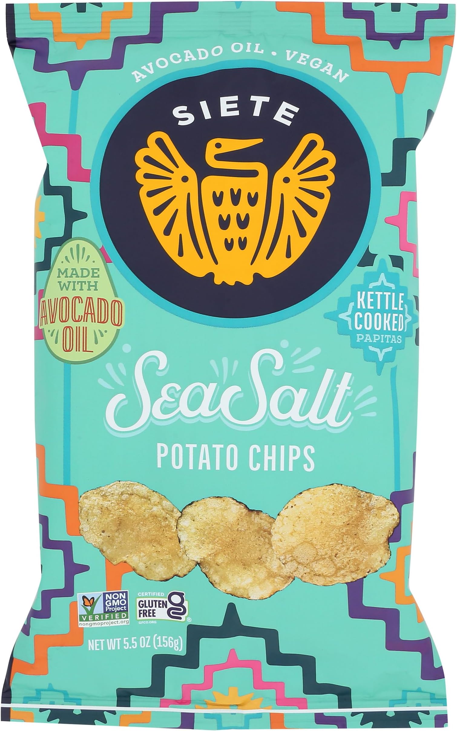 Family Foods Sea Salt Potato Chips, 5.5 oz Bag
