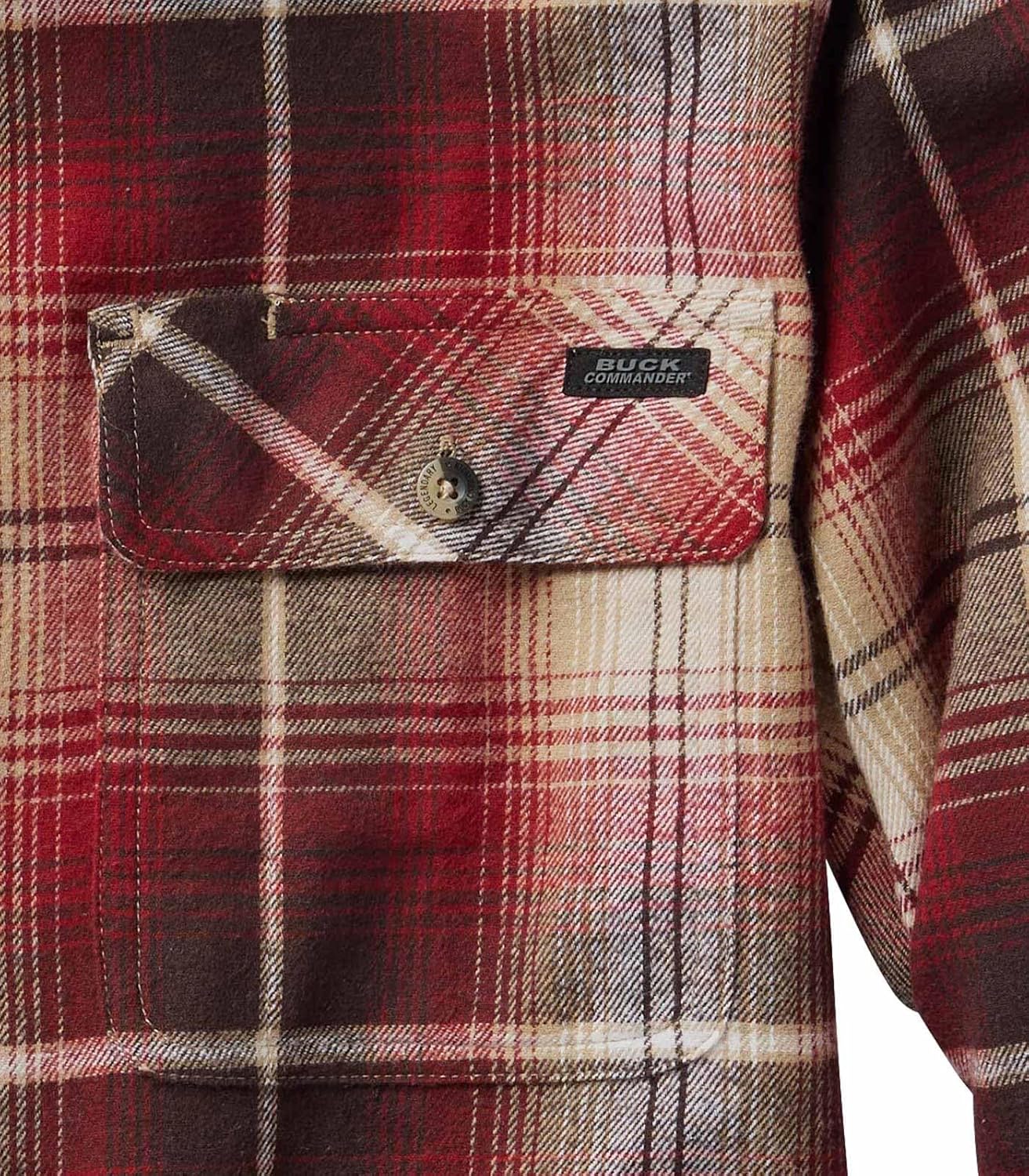 Legendary Whitetails Mens Buck Commander Legacy Flannel Shirt - Image 4