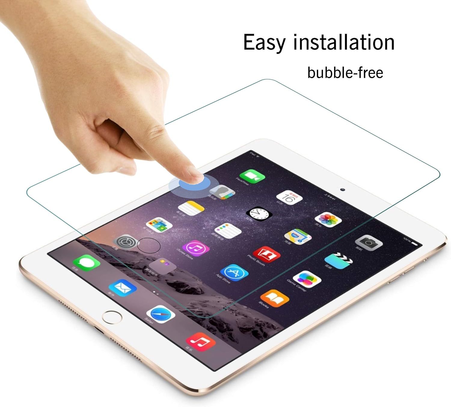Ailun Screen Protector for iPad (9.7-Inch, 2018/2017 Model, 6th/5th Generation), iPad Air 1, iPad Air 2, iPad Pro 9.7-Inch,2.5D Edge,Case Friendly
