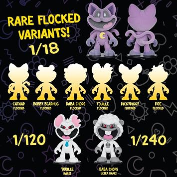 McFarlane Toys- Poppy Playtime 2.5in Critter Mini Figure Blind Box (Series 1) 3 Pack