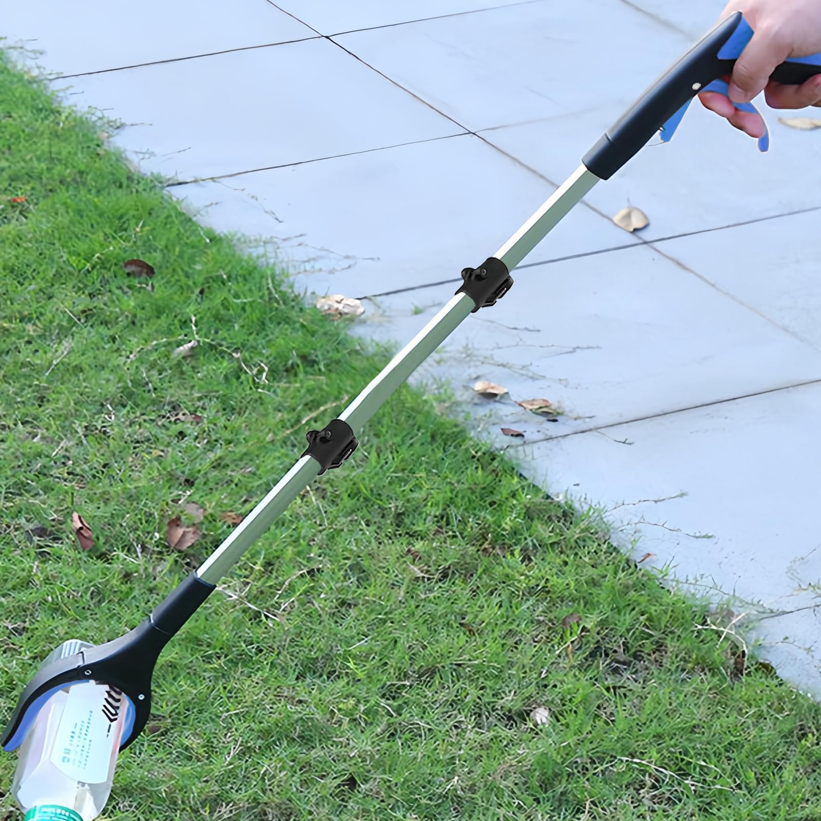 Pince Télescopique HoaaiGo 109 Cm - Griffe Rotative 360° Avec Aimant - Poignée Ergonomique - Idéale Pour Ramassage Sans Se Baisser (personnes âgées, Ménage, Extérieur)