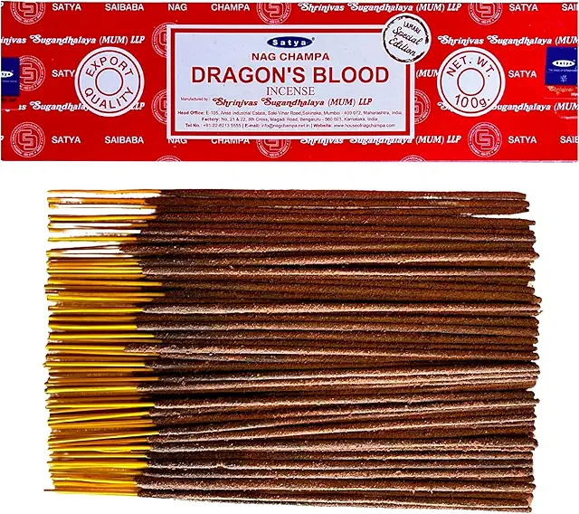 Encens Sang de Dragon LAMARE - 100g (80-90 bâtons) - Aromathérapie, Méditation