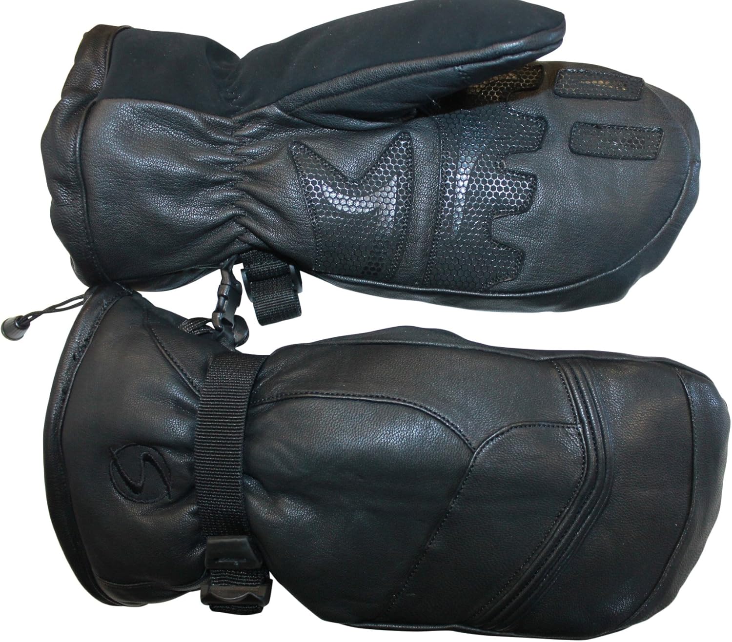 Ski Signature Mens Edge Goat Skin Leather Mitten