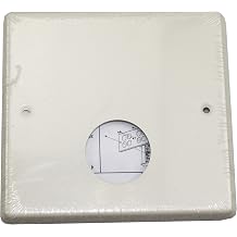 Wiremold Legrand Two Gang Single Round Opening V4047Ax 4047 Series Faceplate Ivory