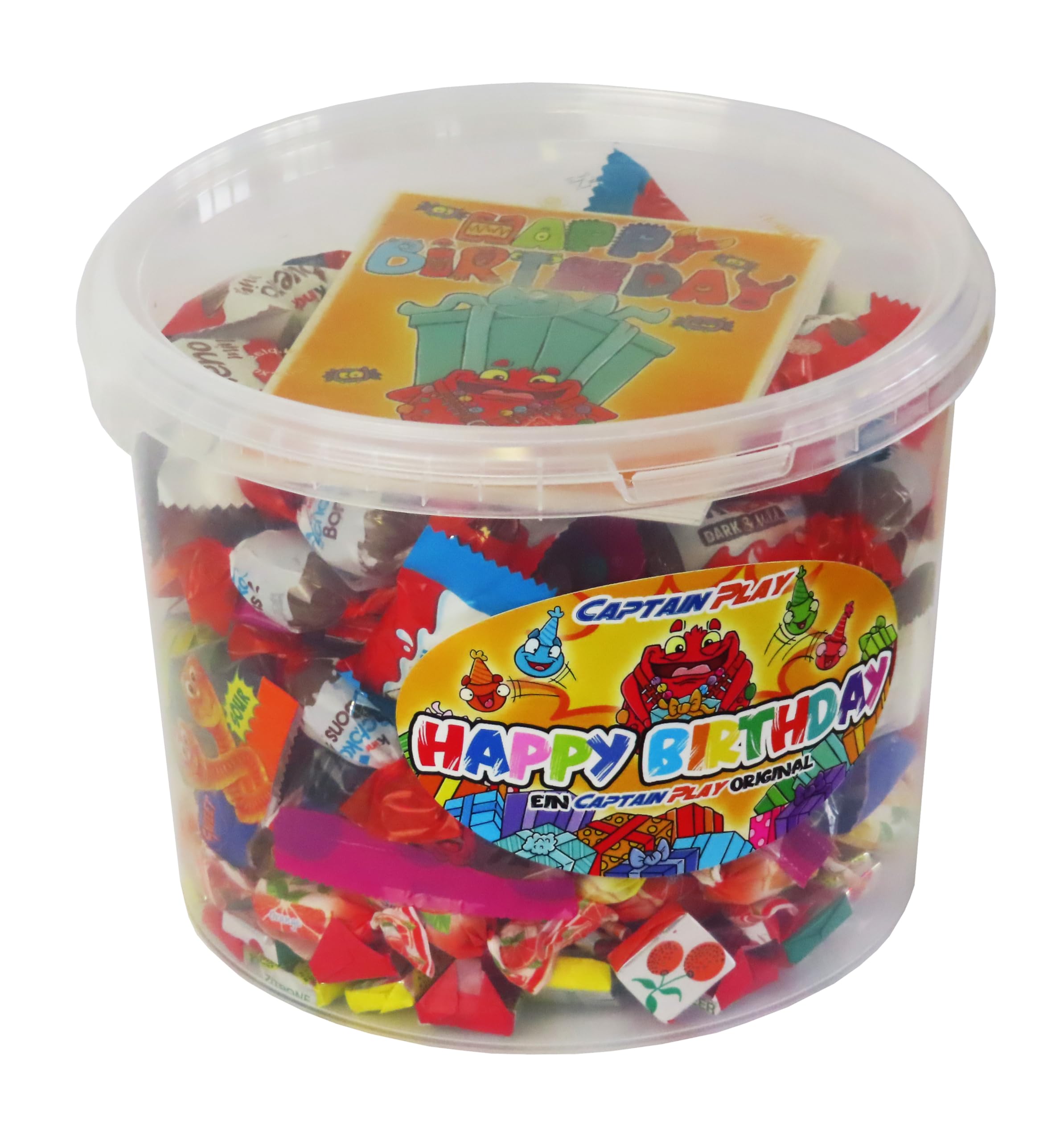 Boîte Spéciale avec Confiserie et Chocolat, Édition Fête d'Anniversaire, 1100g (avec 228 pièces)
