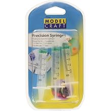 Modelcraft 5 ml Syringes, Pack of 3, White