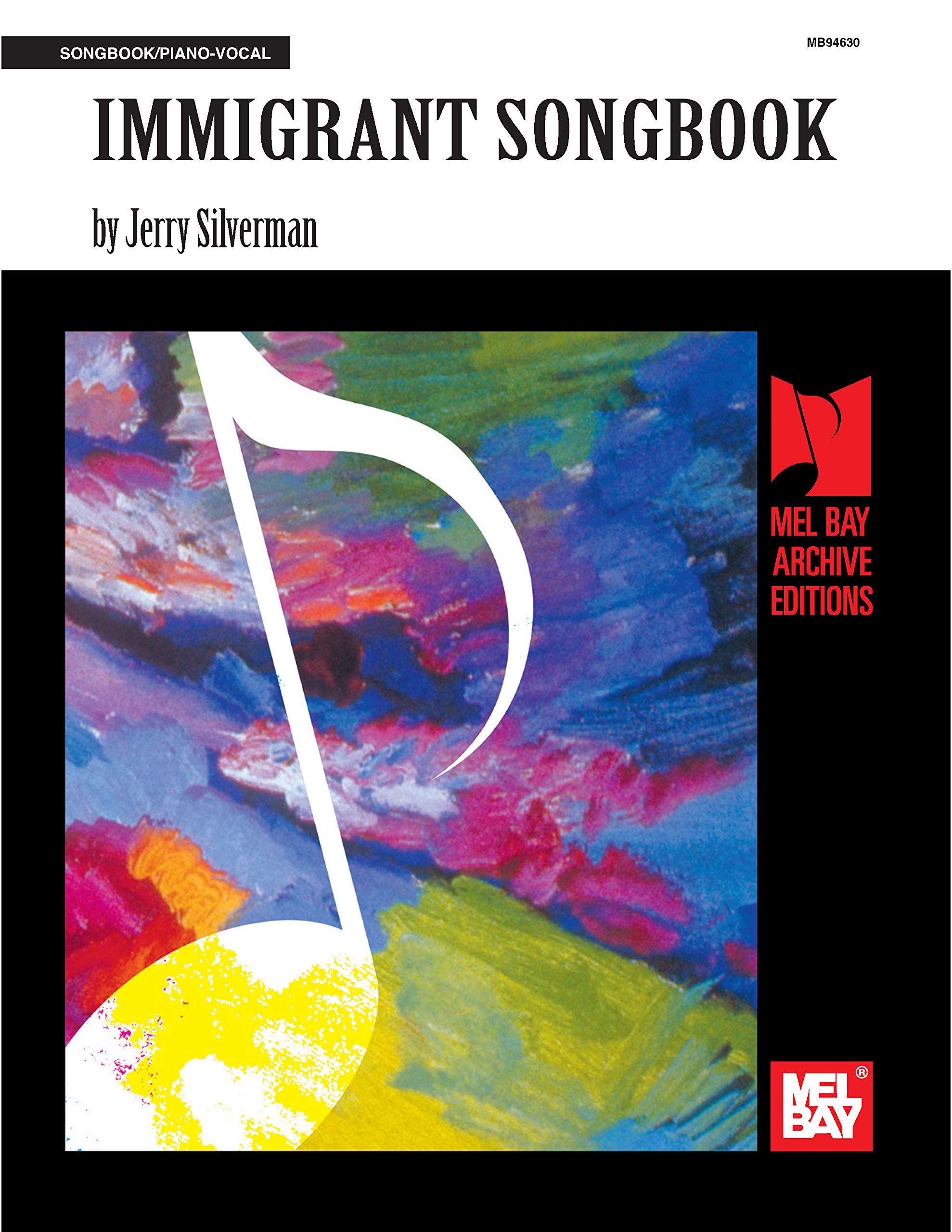Immigrant Songbook English Edition recueil chansons partitions guitare piano voix