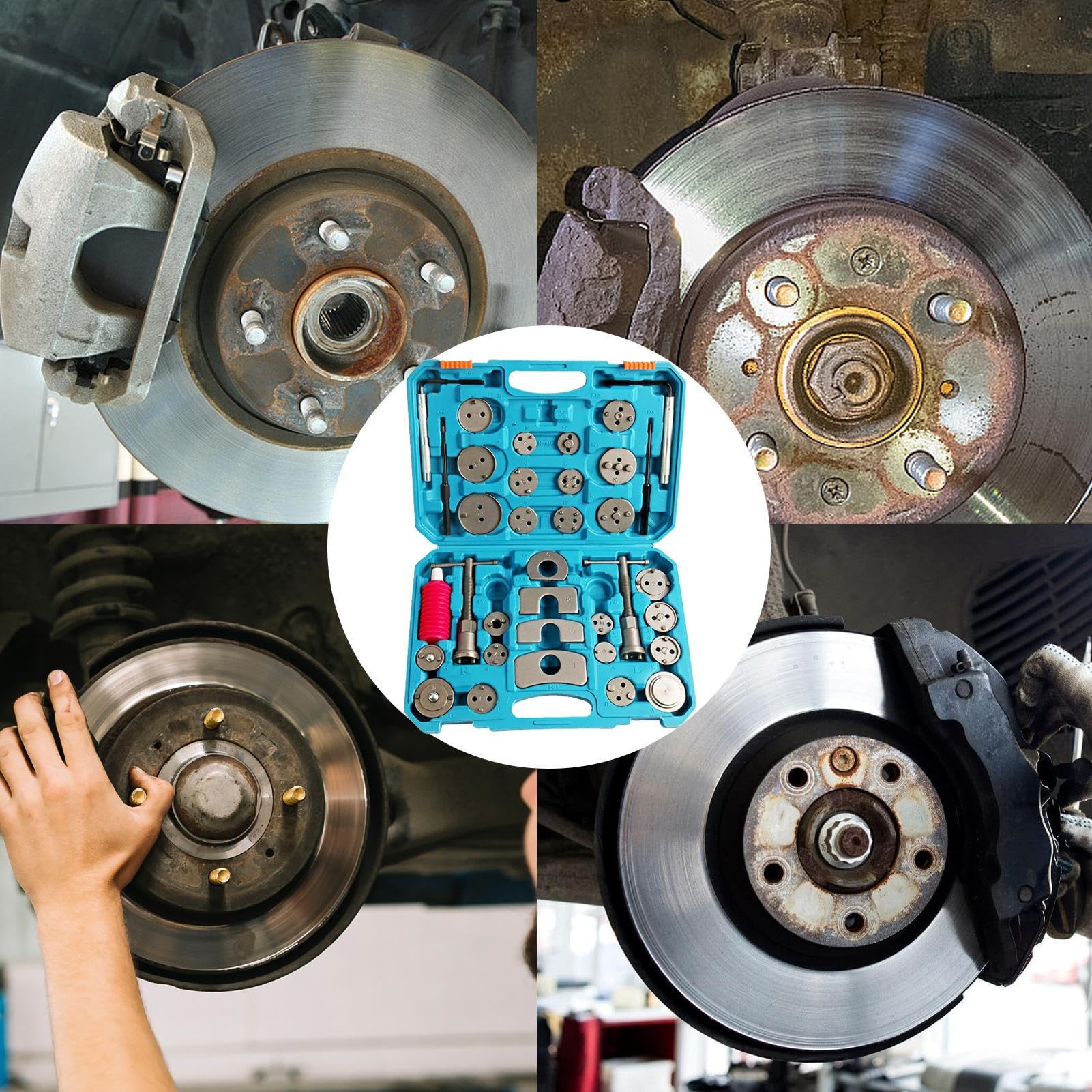 Attrezzo Compressore Dei Pistoni Freni Strumento Robusto a Ritorno con | Utensili E Attrezzi Per Settore Automobilistico per Officina Meccanica e Riparazione Domestica