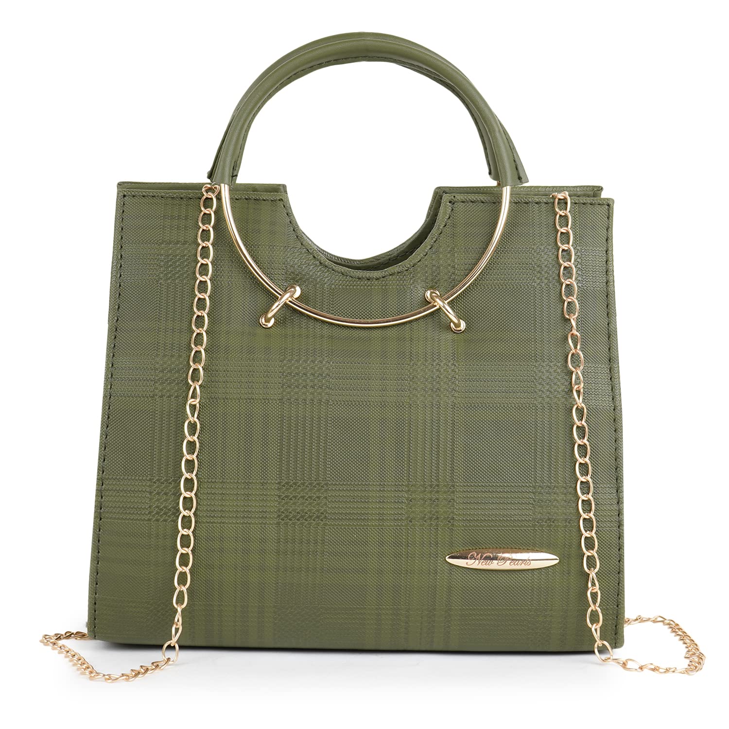 JAPKAUR Synthetic Leather Classic Top Handel Shoulder Chain Strap Crossbody Slingbag For Women (B09TFTWB2F) Amazon Price History, Amazon Price Tracker