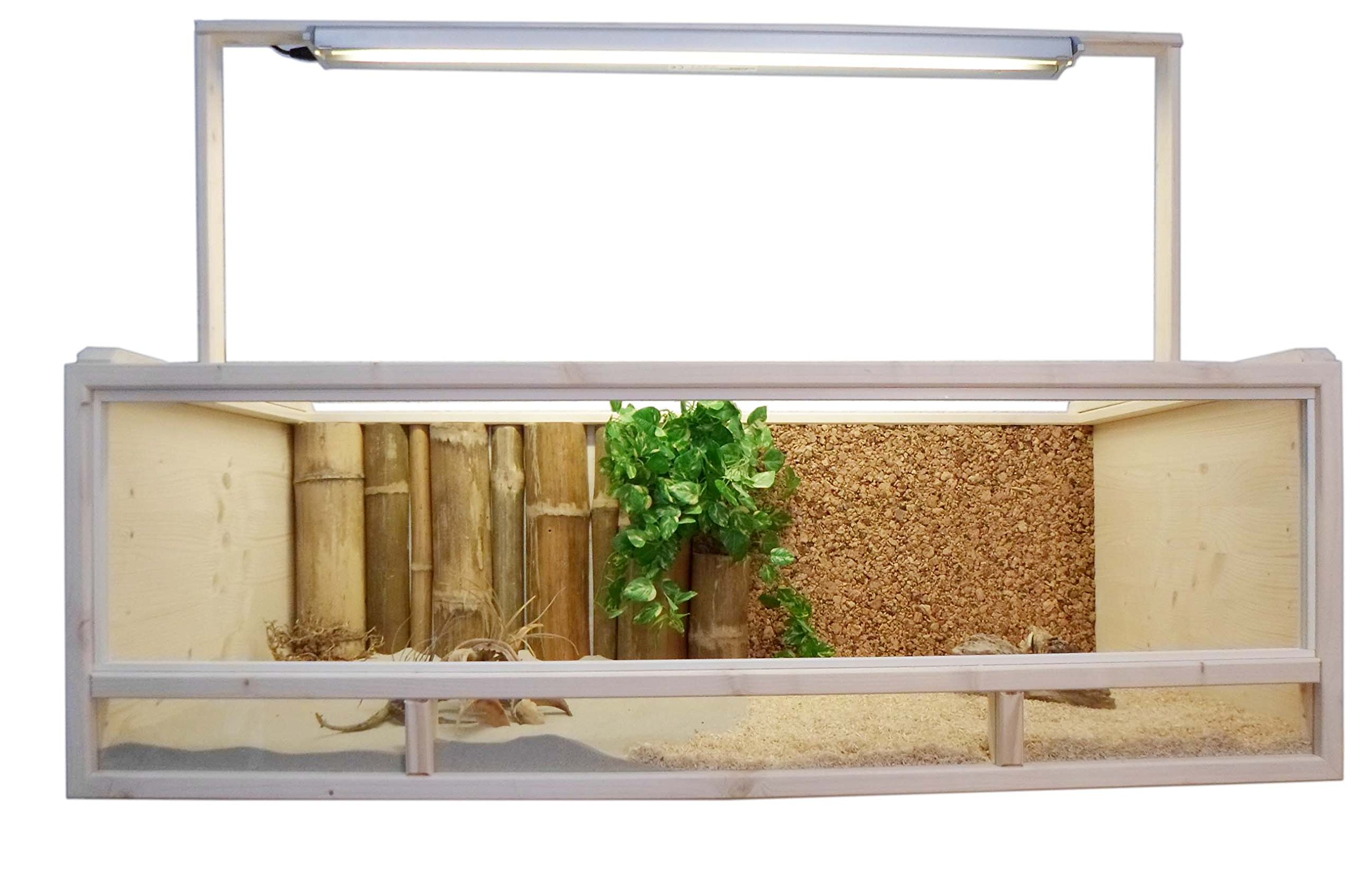 Terrarium für Landschildkröten Schildkrötenterrarium 120x60x40cm +++ Echt Holz (Fichte Massiv) Kein Billig OSB!!!!! +++