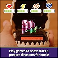 Vista 4 de BITZEE, Jurassic World Interactive Dinosaur Toy with 25 Dinosaurs Inside, Great for Easter Gifts, Digital Pet Reacts to Touch, Pods Connect &