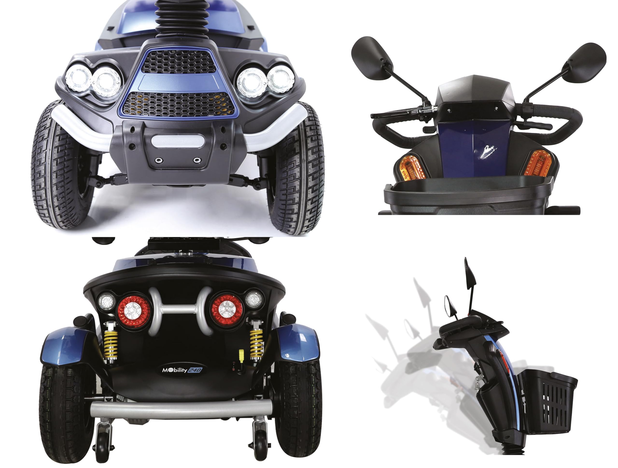 Scooter elettrico per disabili Mobility 240 Portata max 158 Kg