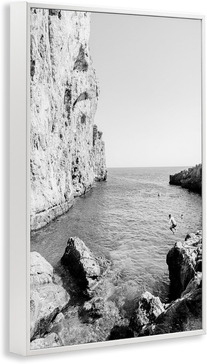 Stupell Industries The Dive Cove Framed Giclee Art Design by Sisi and Seb
