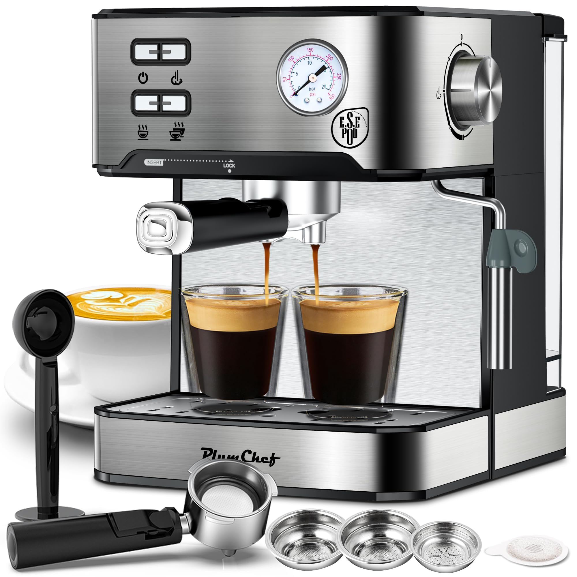 Plum chef 20 Bar Espresso Machine