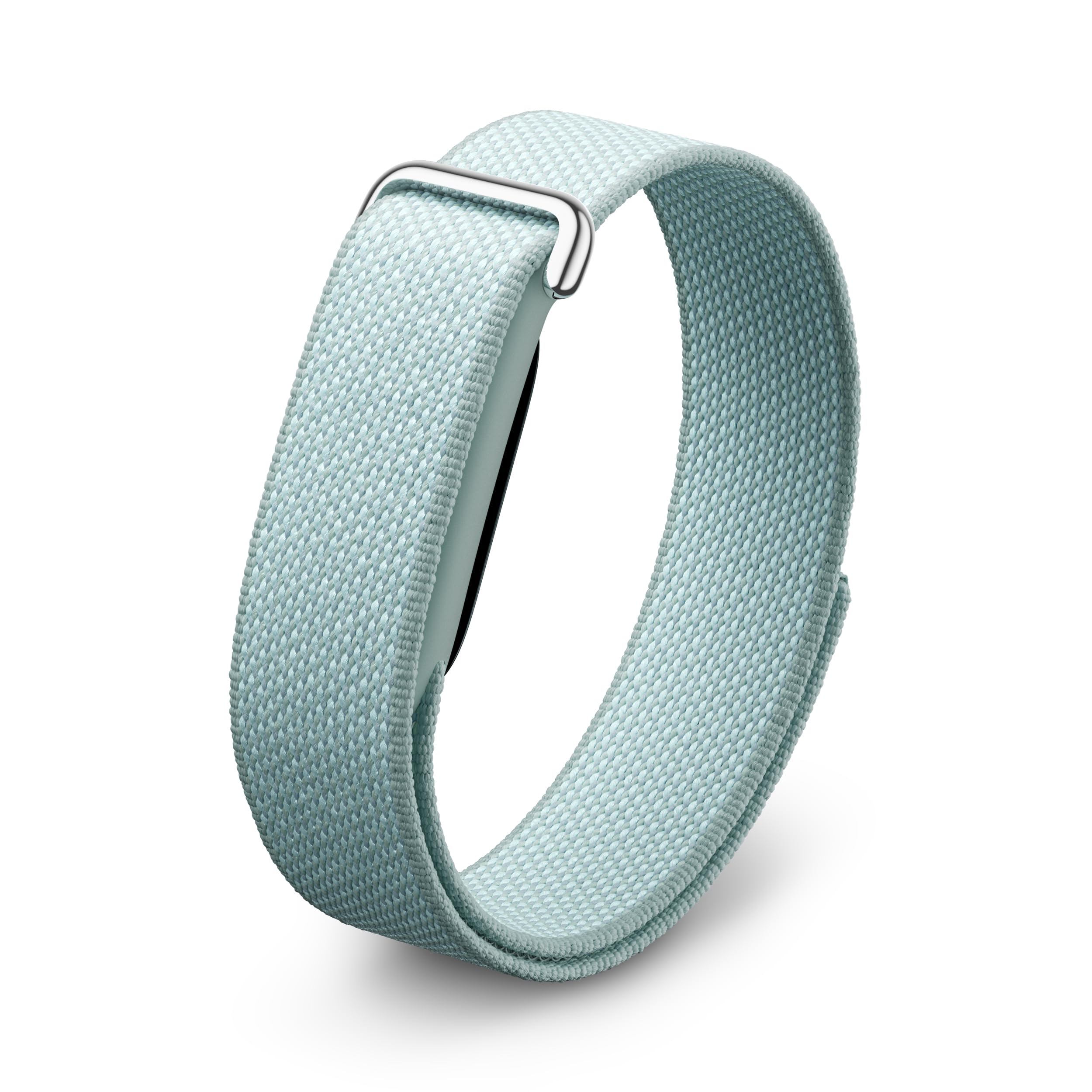 Fitbit Google Air – Aktivitätstracker ohne Display mit Fitness-Tracking, Herzfrequenzmessung und Schlafanalyse – bis zu 7 Tage Akkulaufzeit – mit iOS und Android kompatibel – Fog