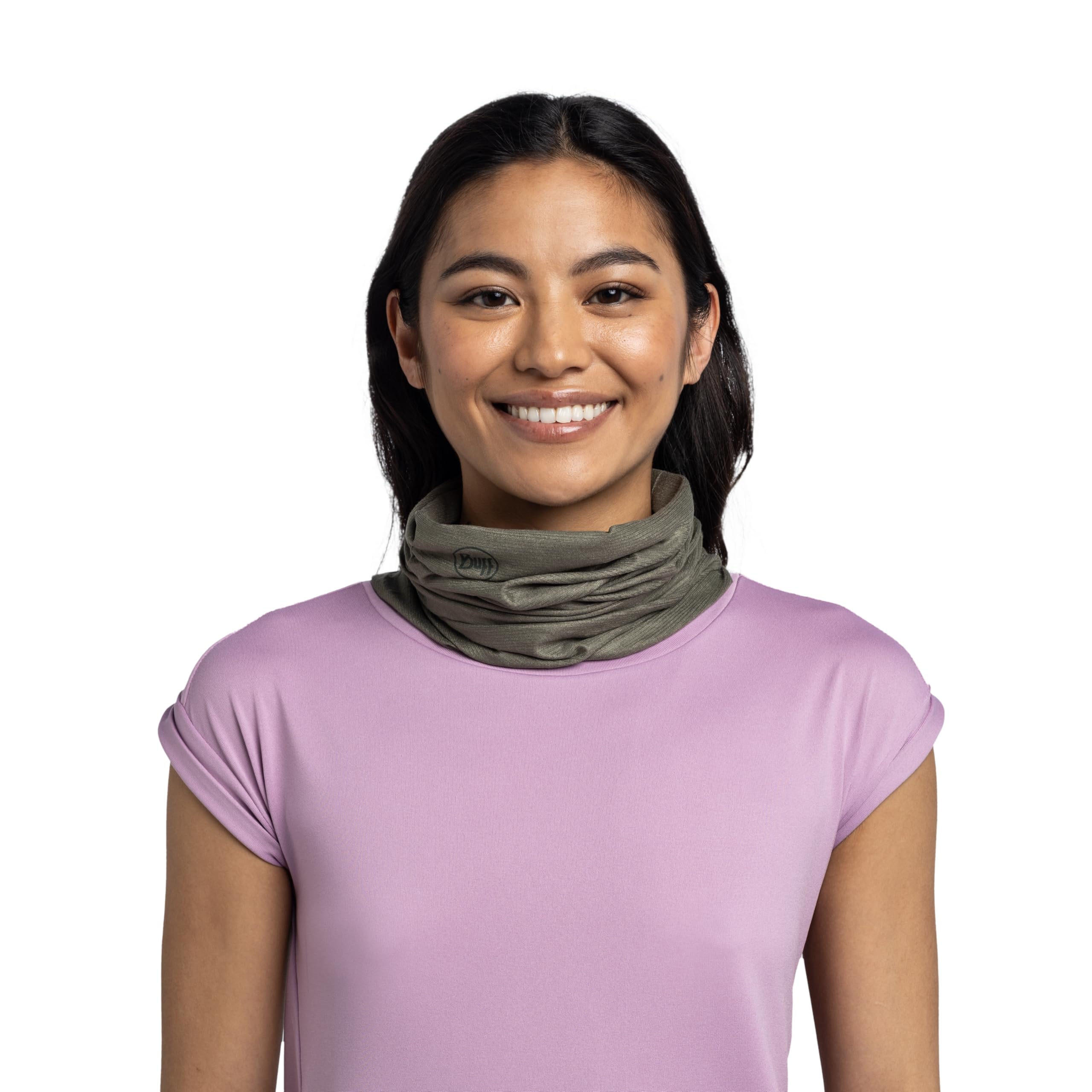 Buff Coolnet UV Fashion Scarf Mixed, Solid Khaki, rozmiar uniwersalny