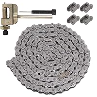 Vista 1 de Cadena de 35 rodillos de 140 eslabones + disyuntor de cadena, apto para Coleman CT200U CC100x Baja Doodle Bug Blitz Dirt Bug Racer Motor Sports