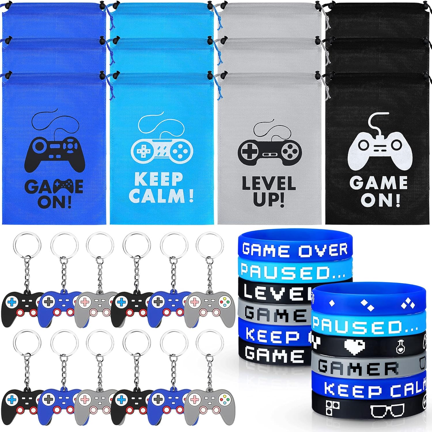 Jexine 36 Pcs Video Game Party Favors Include 12 Gamer