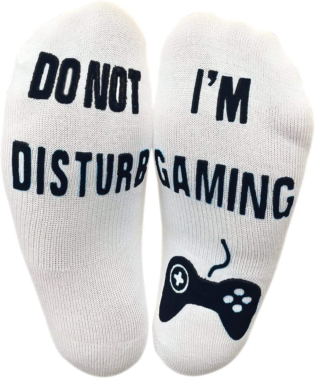 Easyhon Mens Funny Do Not Disturb I'm Gaming Remote Gamer Mens Socks Video Game Lover Gift Birthday