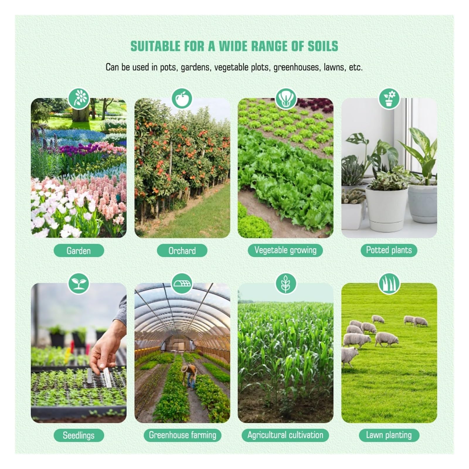 Humidimètre pour Sol, Humidimètre sans Fil for Sol, testeur de température et d'humidité, détecteur for Plantes, for Plantation de Jardin pour Le Jardinage et l'agriculture