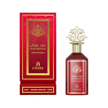 Lhaya Oud Royale Extrait de Parfum, Luxury Fragrance with Cognac, Cinnamon, Tonka Bean, Vanilla and Sandalwood Notes