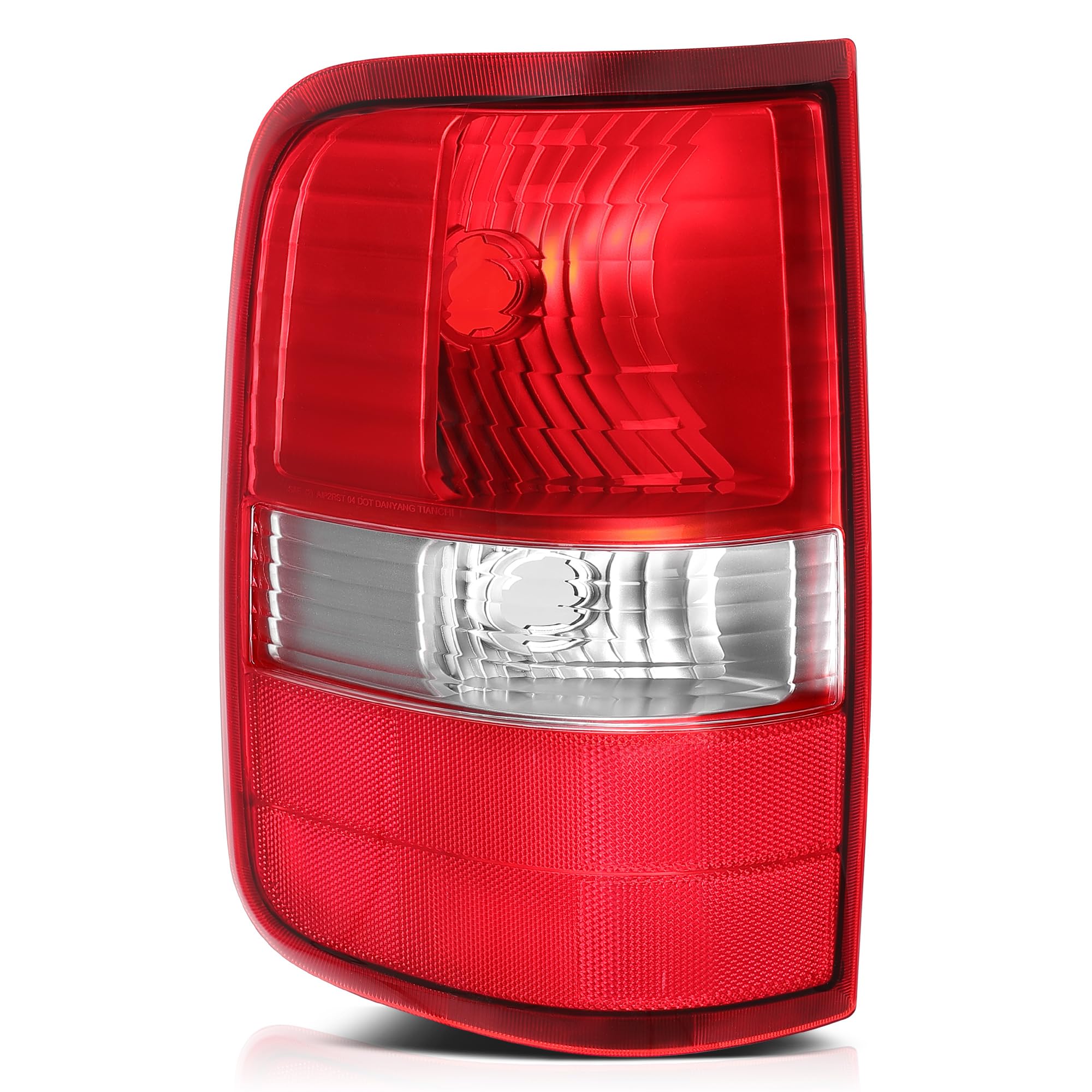 Pair Of Smoke Tinted Tail Lights For 2004-2008 Ford F-150 – Left & Right Rear Brake Lamps Replacement