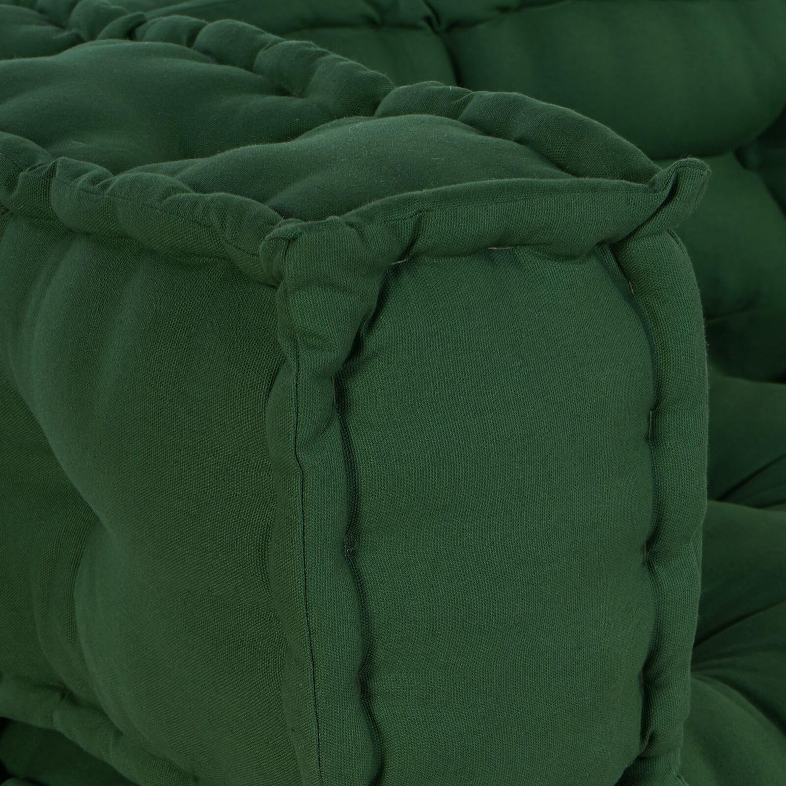 Cuscino per Divano a Pallet con braccioli e Supporto per la Schiena in Tessuto Verde,Cuscino per Pallet,Cuscino per Divani da Giardino,Cuscino per Esterno-4019089