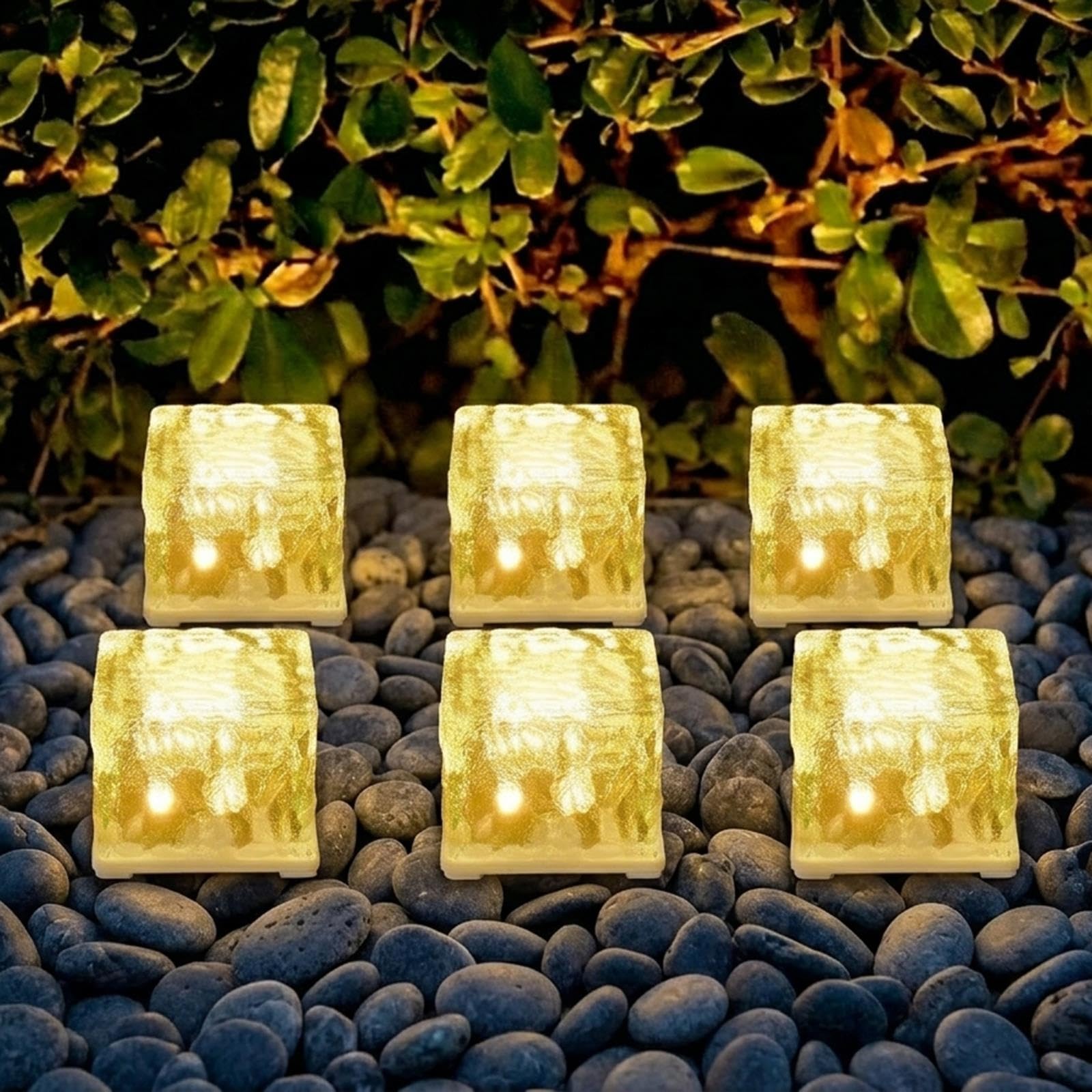 Le Pavé Solaire LED Allume Les Ornements Extérieurs Jardin for L'étang