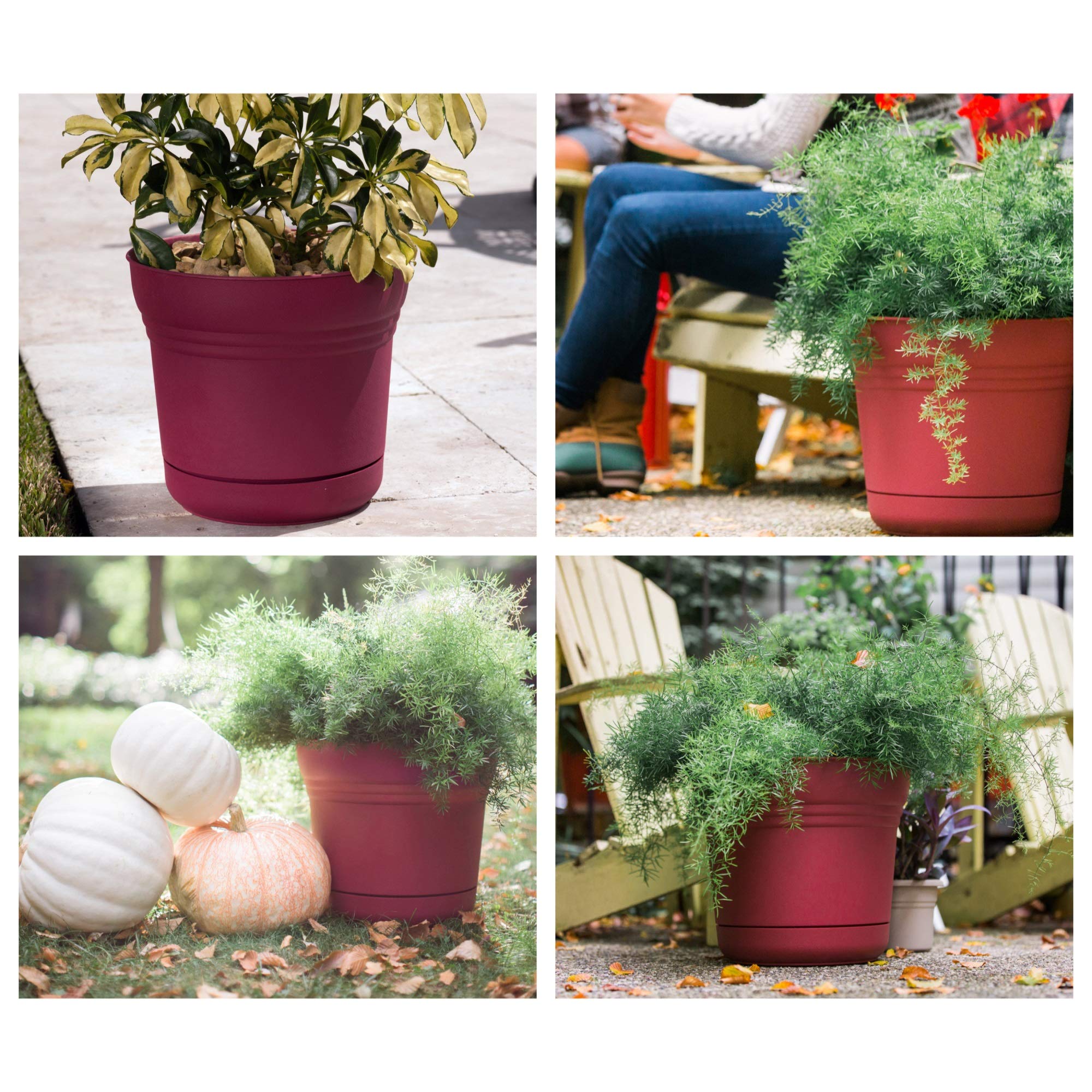 Bloem Vaso Saturn 12.7 cm 1 Pezzo Colore: Union Red