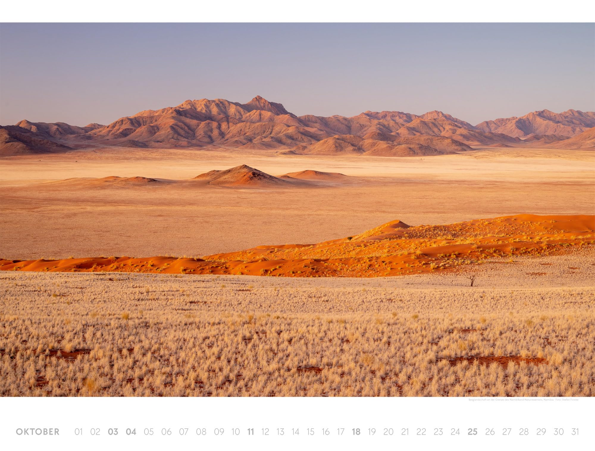 Freiraum Kalender 2026 | Hochwertiger Landschaftskalender im großen Querformat (66x50 cm) | Minimalismus in Natur und Landschaft