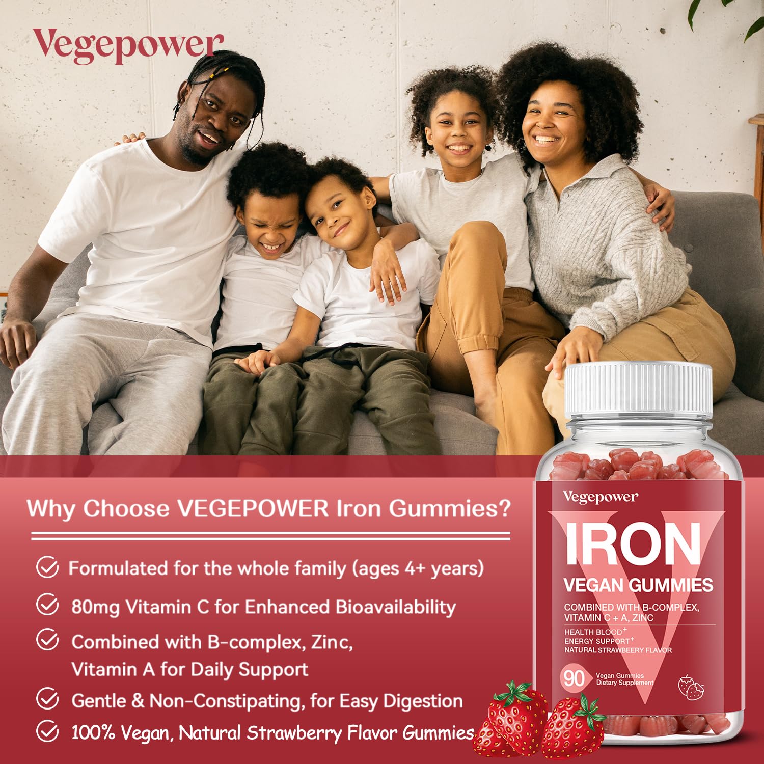 Iron Bisglycinate Supplement for Women - 30mg Iron, 60 Vegan Caps — Amazon image 17