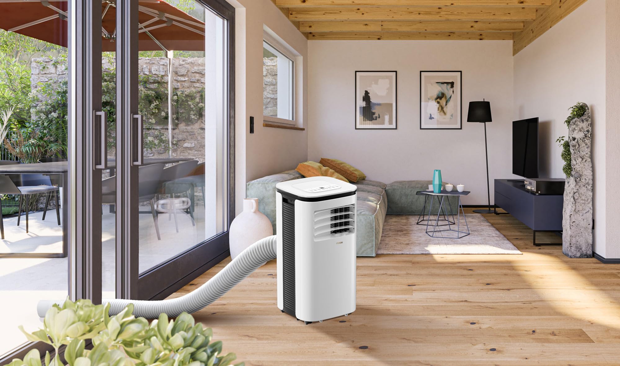 Climatiseur Mobile - Hy-clm07kr - 7000 BTU - Classe A - Affichage LED