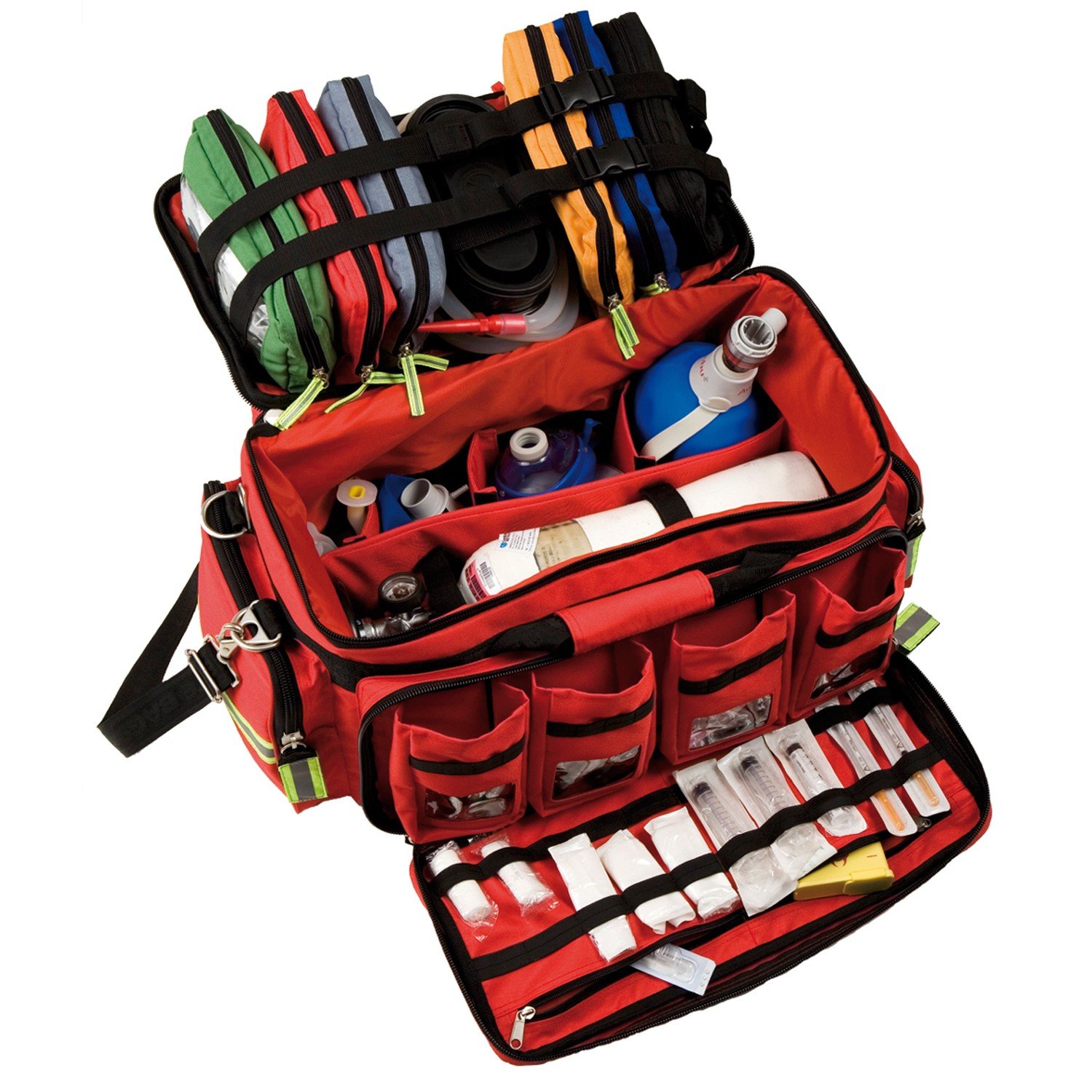Elite Bags CRITICAL'S - Bolsa de emergencia (60 x 26,5 x 33 cm), color rojo