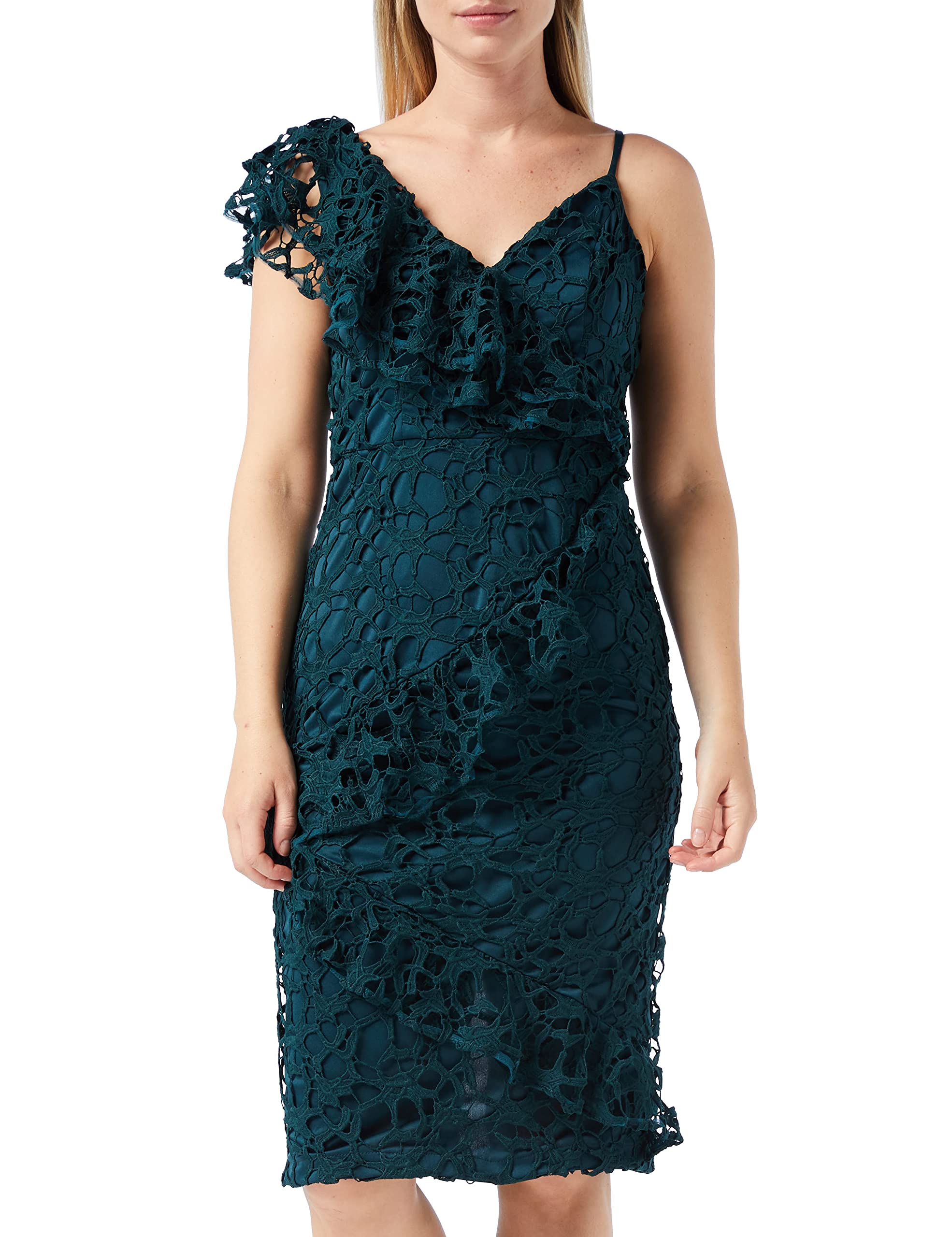 Chi Chi London Women's Dress Cocktail, Green, 8