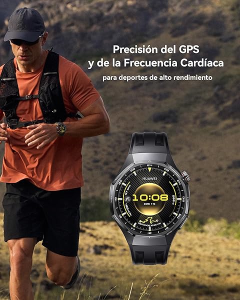 HUAWEI Watch GT 6 Pro 46mm GPS Smartwatch 1.47''AMOLED Pantalla Táctil, hasta 21 Días de Autonomía, Ciclismo Nivel Profesional, NFC, iOS Android Compatible, Análisis ECG, Monitoreo de Salud, Negro - 3