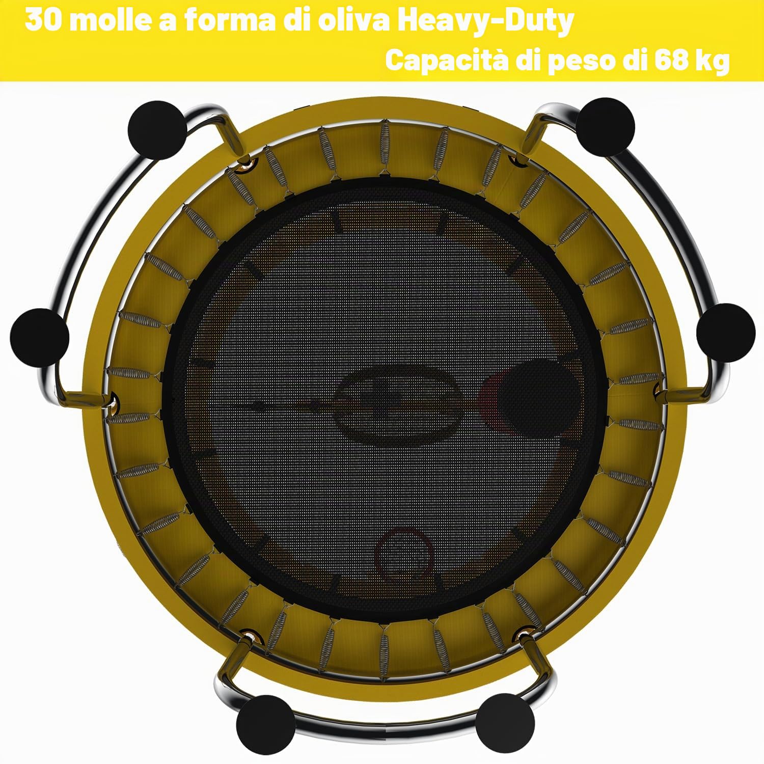 Trampolino per bambini da 140 cm per interni/esterni, capacità di carico 50 kg, con rete di sicurezza, barra da ginnastica regolabile e canestro da basket, regalo per bambini e bambine