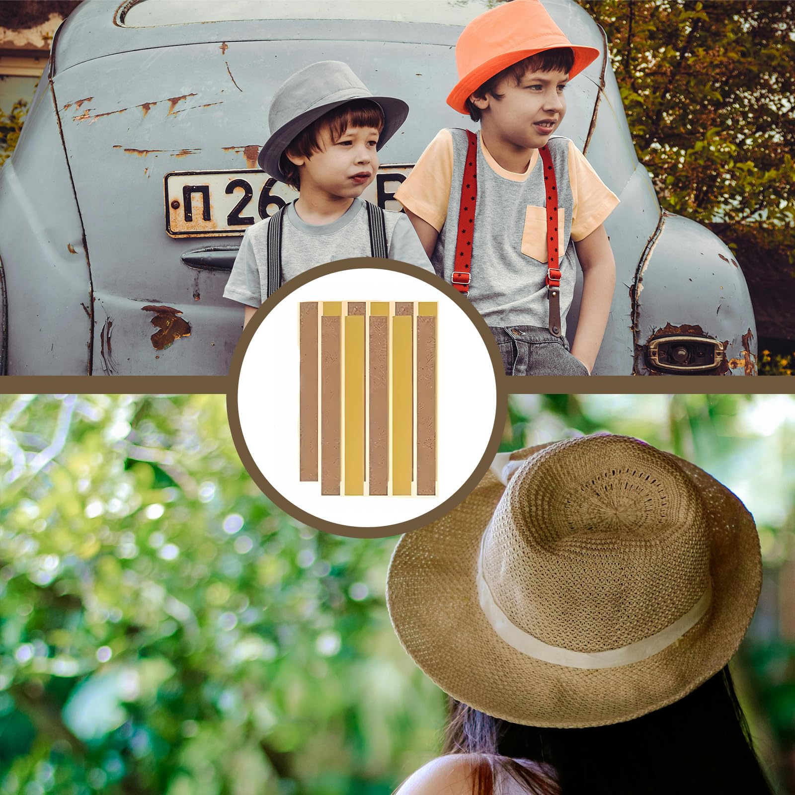 Banda Cappello Autoadesiva 200x20x2mm Sughero Naturale Riduzione Taglia Stabilizzazione 10 Pezzi