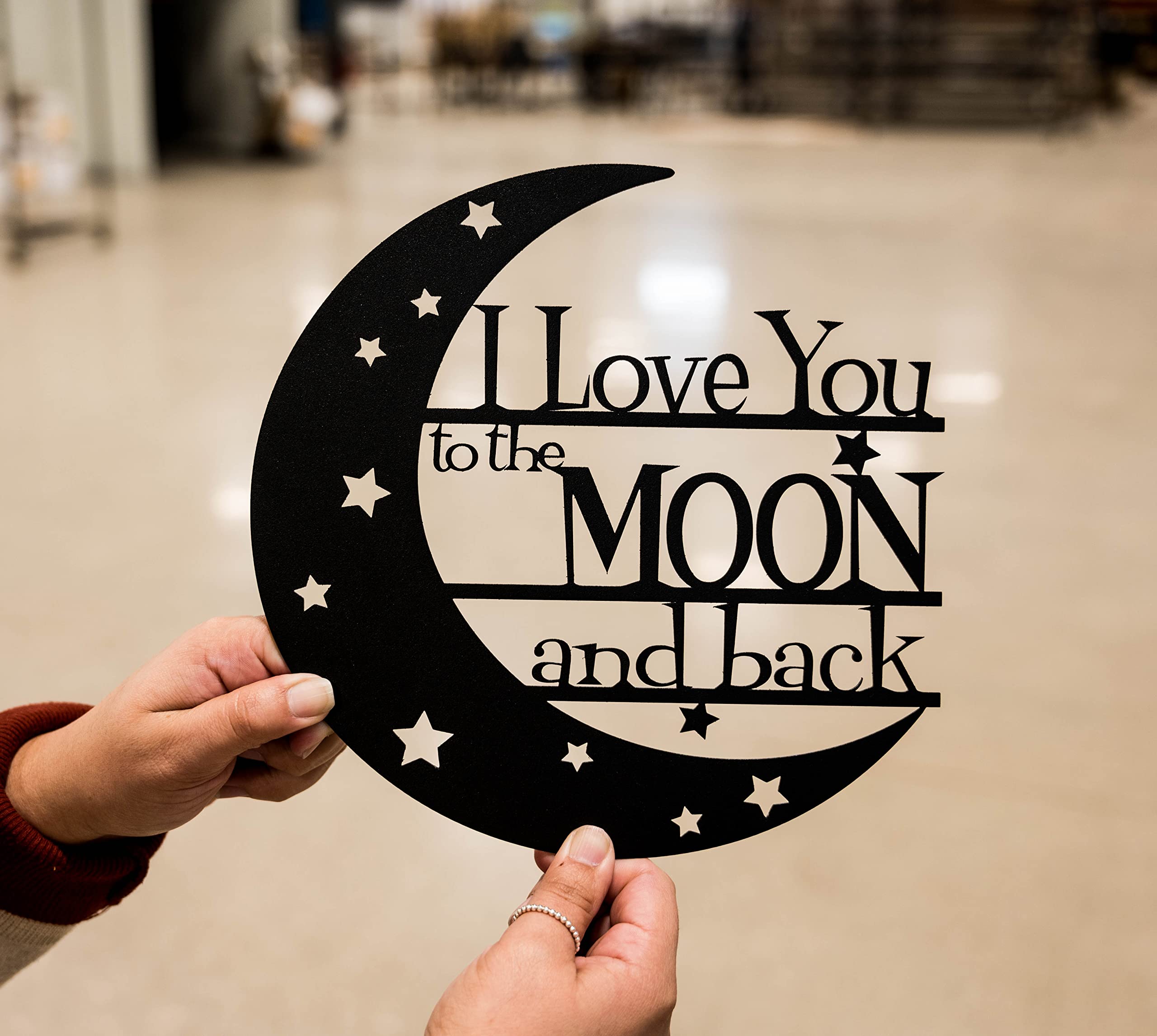 I Love You to the Moon and Back Sign | Nursery Decor | Nursery Sign | Kids Bedroom Sign | Above Crib Signs Birthday Gift | Baby Room Decor