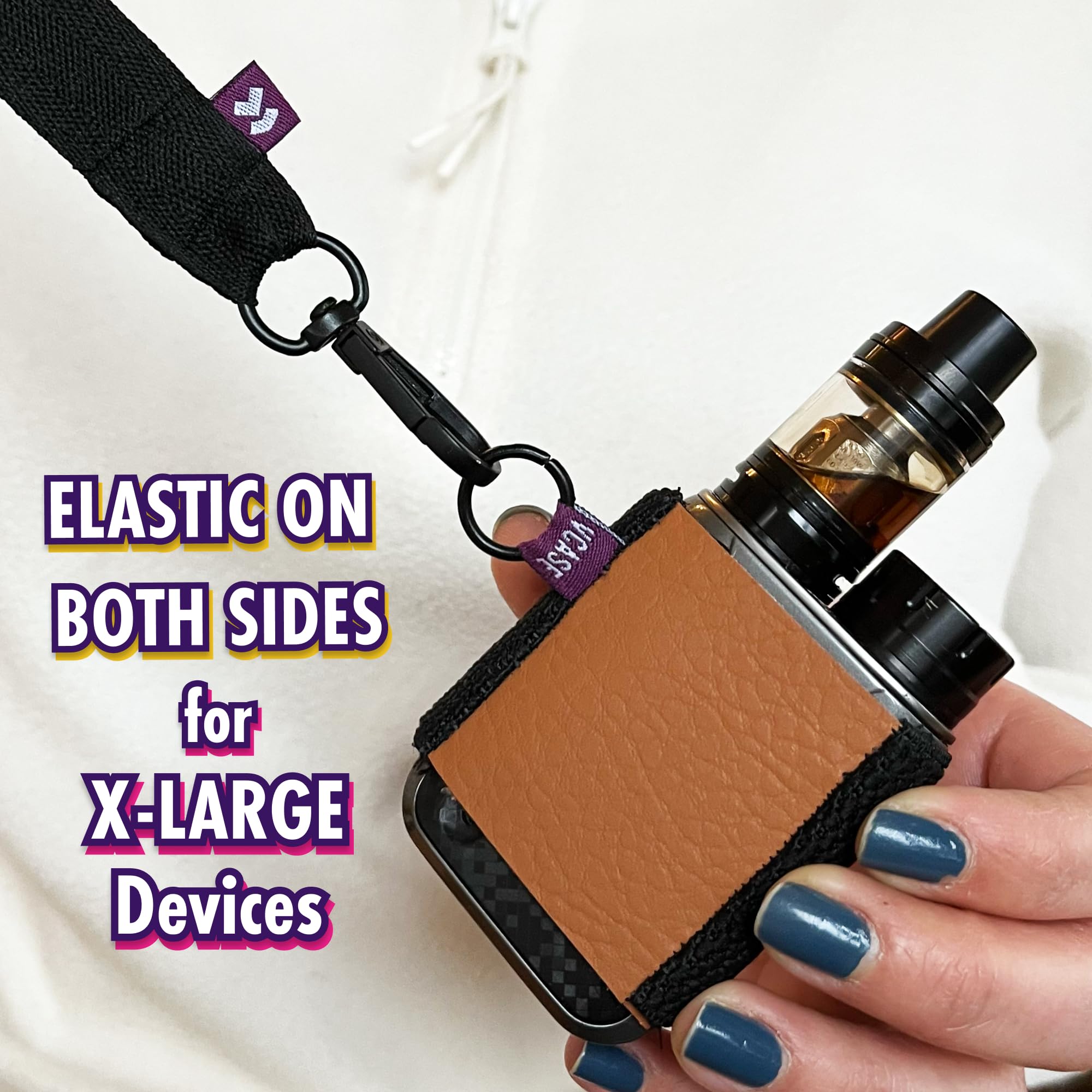 cigarette holder that looks like a vape Amazon.com: VCASE Leather Vape Holder, Comfortable Design for E Cigarette,  High-Strength Elastic (Brown Holder/Black Lanyard XL) : Health & Household