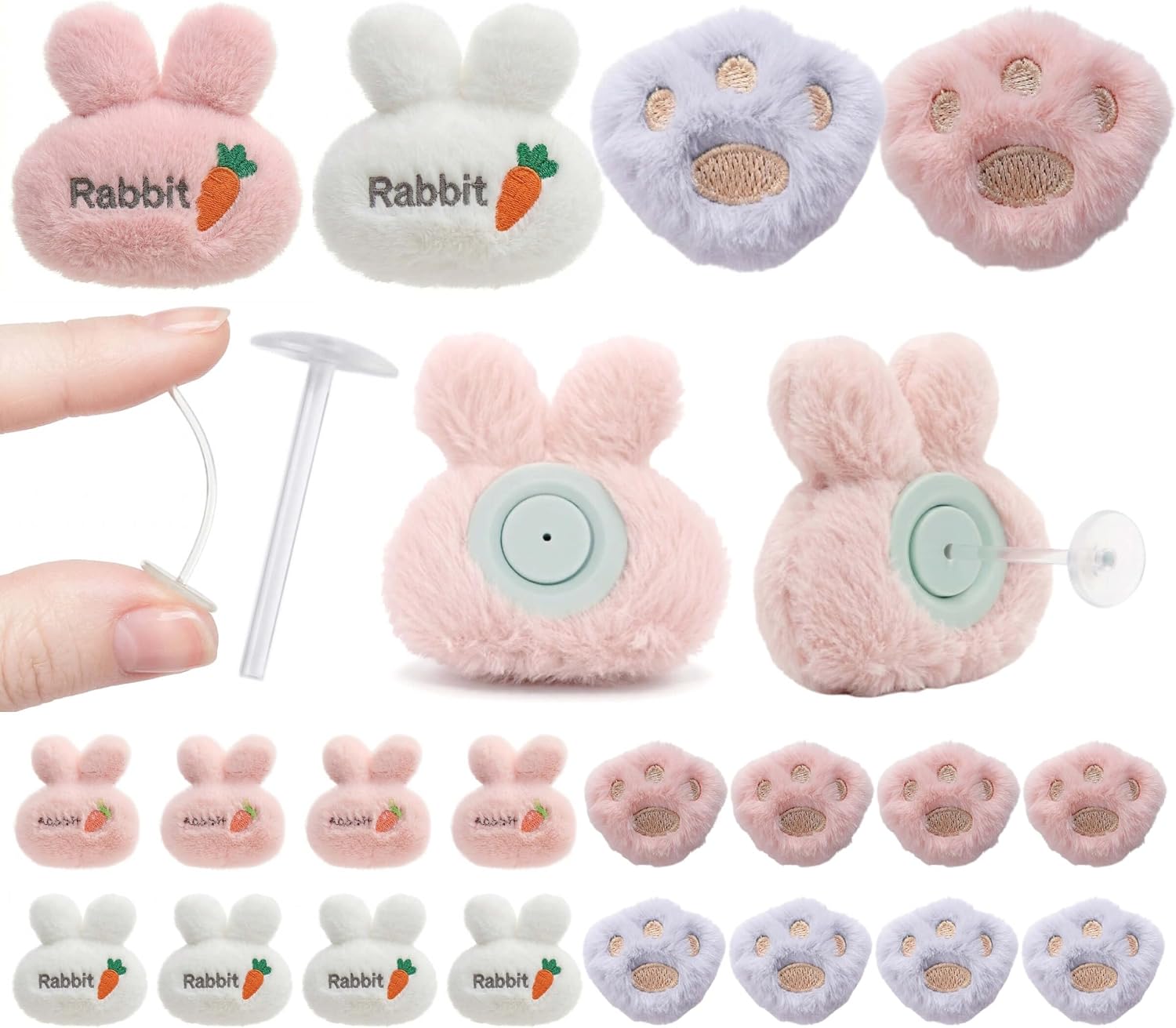 FleEplore 16PCS Duvet Clips and Duvet Pins, No-Needle Comforter Clips to Keep Duvet from Shifting, Safety Duvet Snaps to Hold Comforter Inside Cover, Pillowcase Clips are Also Suitable for Curtains.